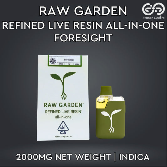RAW GARDEN - REFINED LIVE RESIN ALL-IN-ONE 2.0ML | FORESIGHT : INDICA