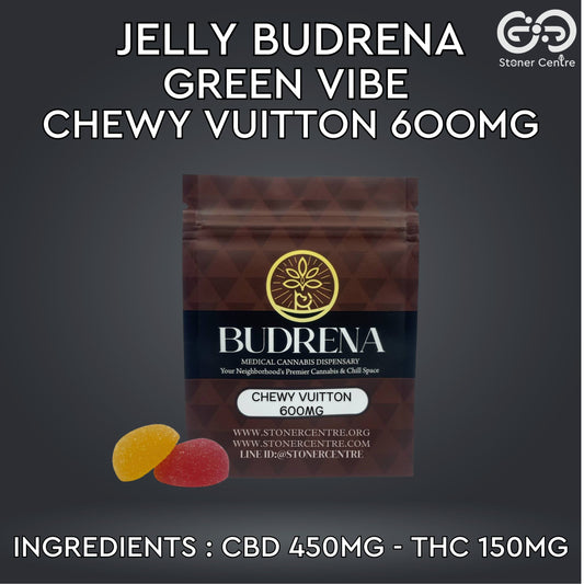 JELLY BUDRENA GREEN VIBE | CHEWY VUITTON 600MG