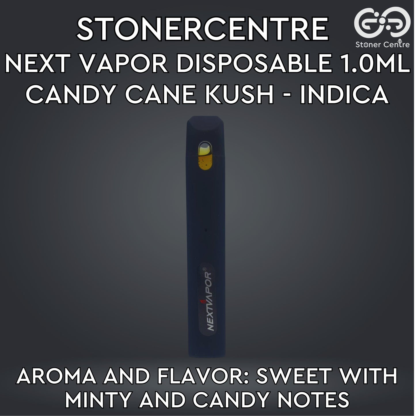 STONERCENTRE | NEXT VAPOR DISPOSABLE 1.0ML | CANDY CANE KUSH - INDICA