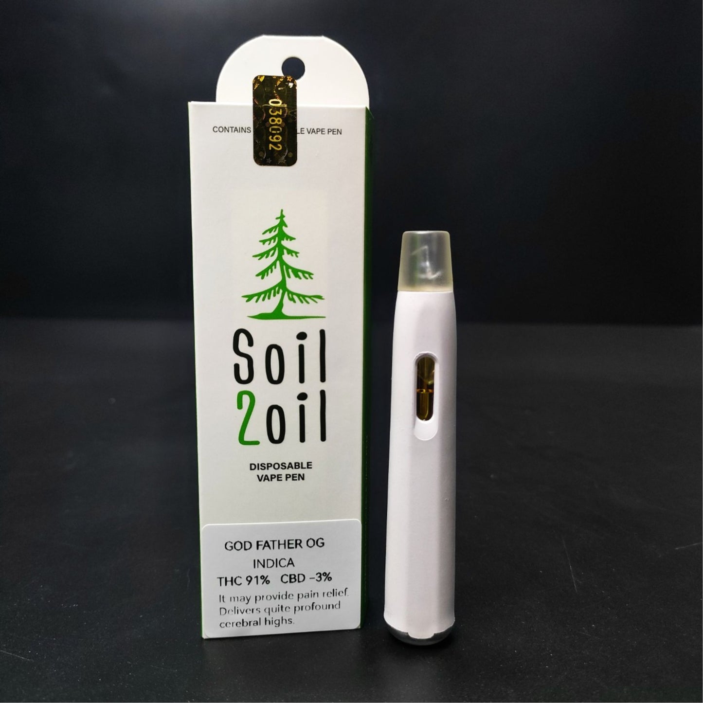 SOIL 2 OIL DISPOSABLE VAPE PEN | GOD FATHER OD