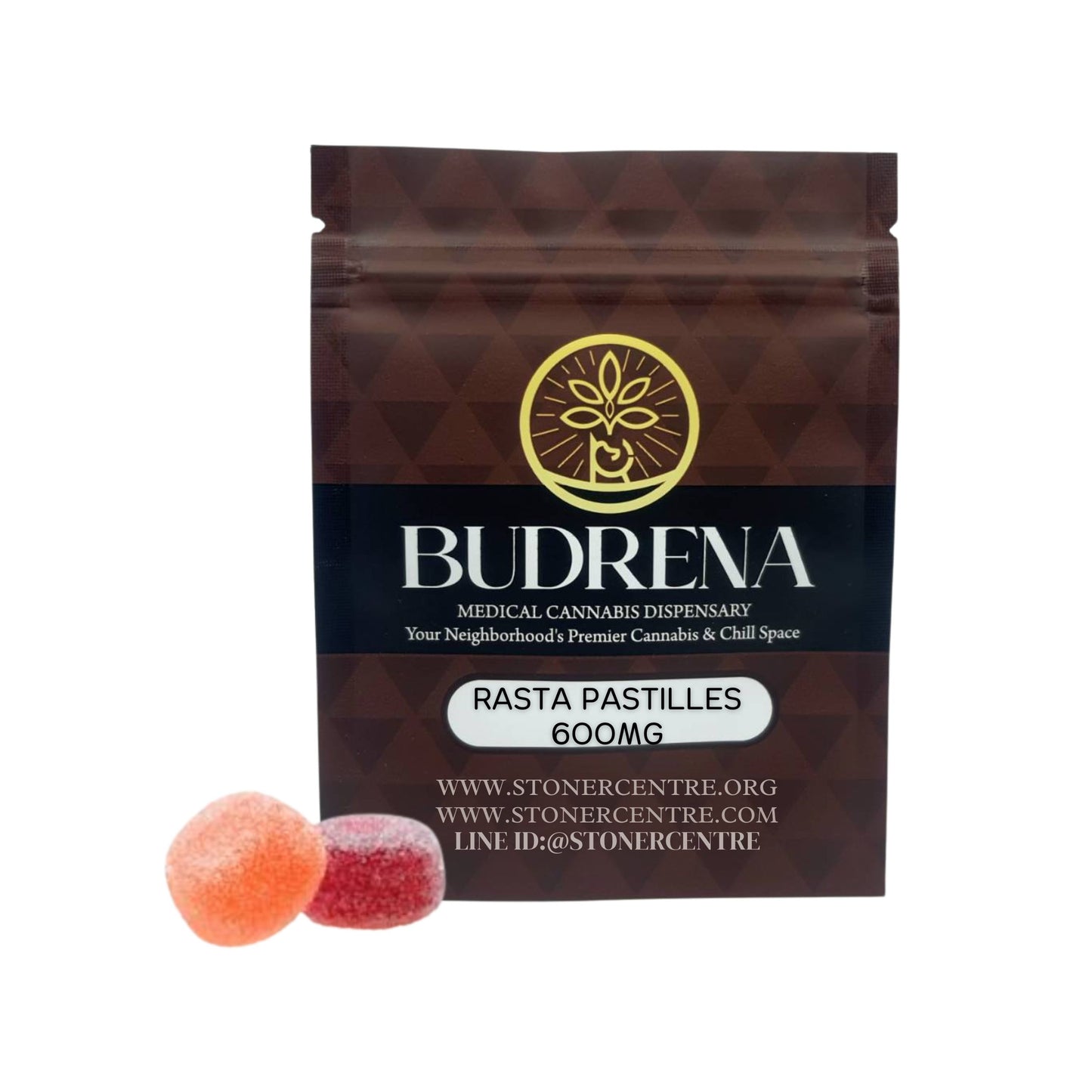 JELLY BUDRENA GREEN VIBE | RASTA PASTILLES 600MG