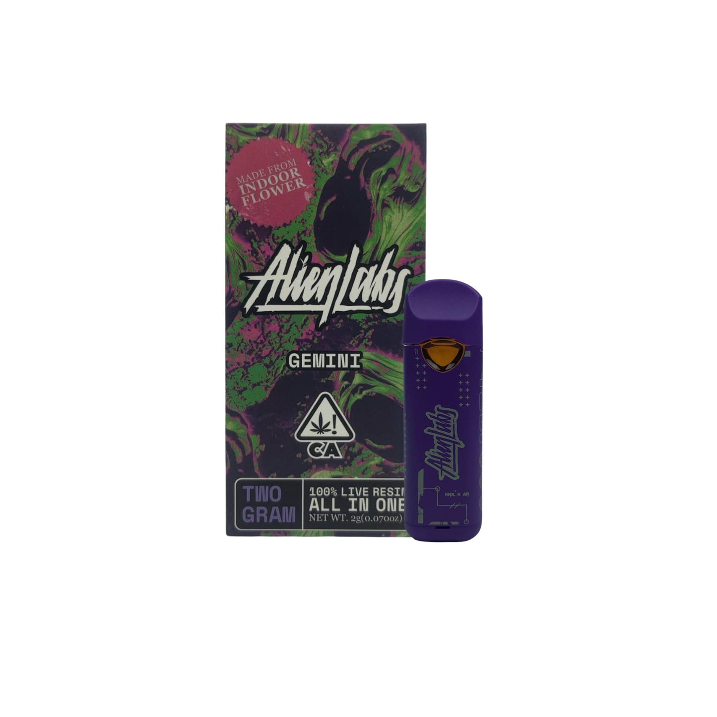 ALIEN LABS LIVE RESIN DISPOSABLE | GEMINI : INDICA