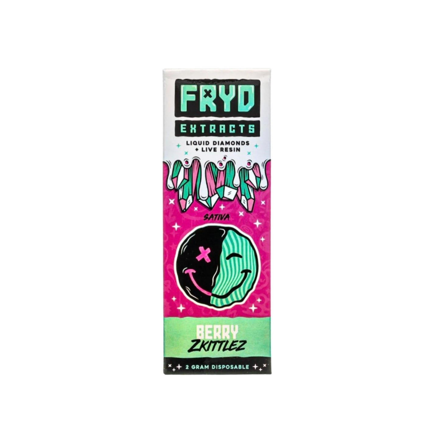 FRYD EXTRACTS DISPOSABLE | BERRY ZKITTLEZ : SATIVA 2ml