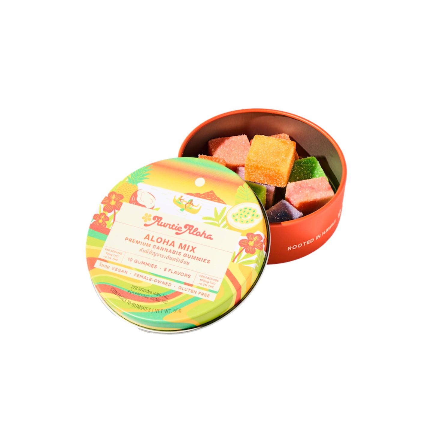 Jelly AUNTIE ALOHA ALOHA MIX Edibles gummy infused thc snack