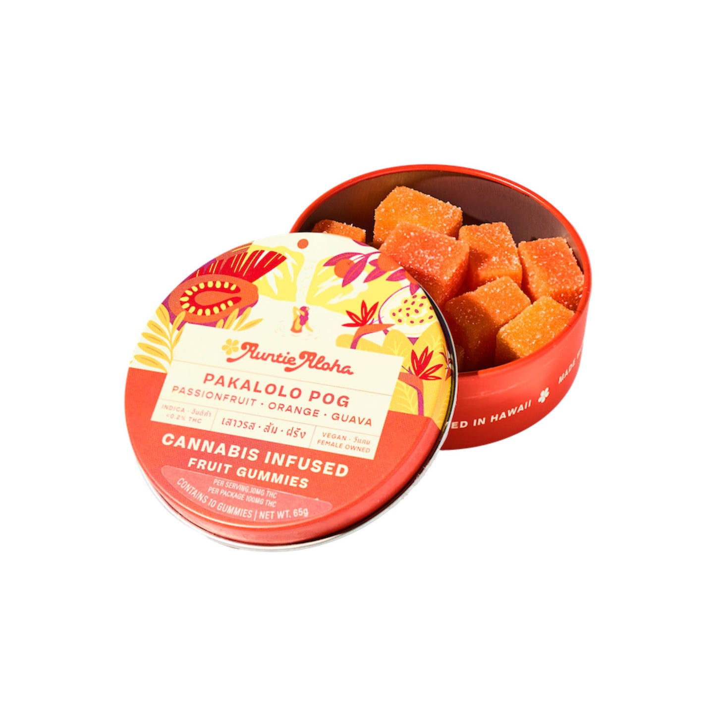 Jelly AUNTIE ALOHA PAKALOLO POG Edibles gummy infused thc snack