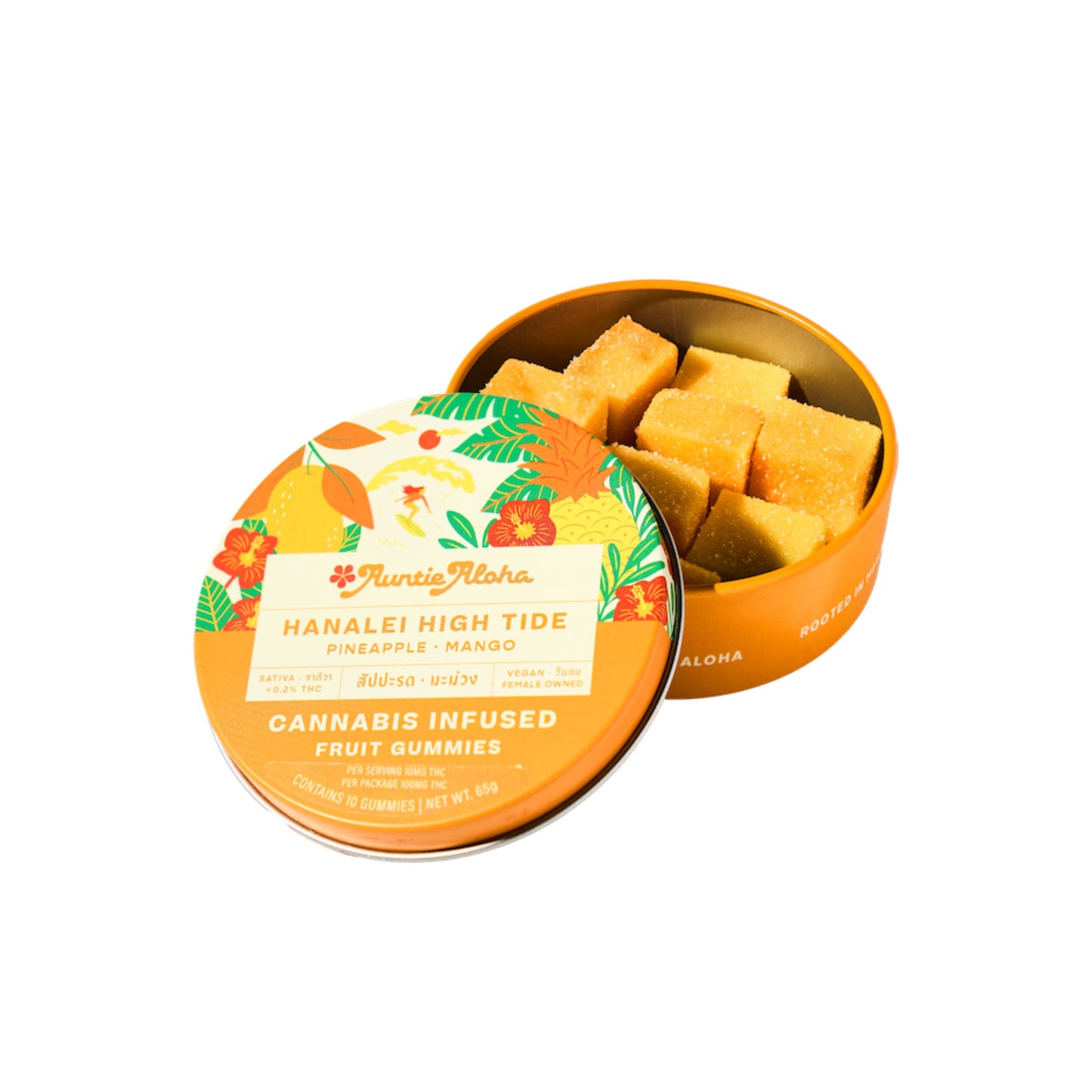 Jelly AUNTIE ALOHA HANALEI HIGH TIDE Edibles gummy infused thc snack