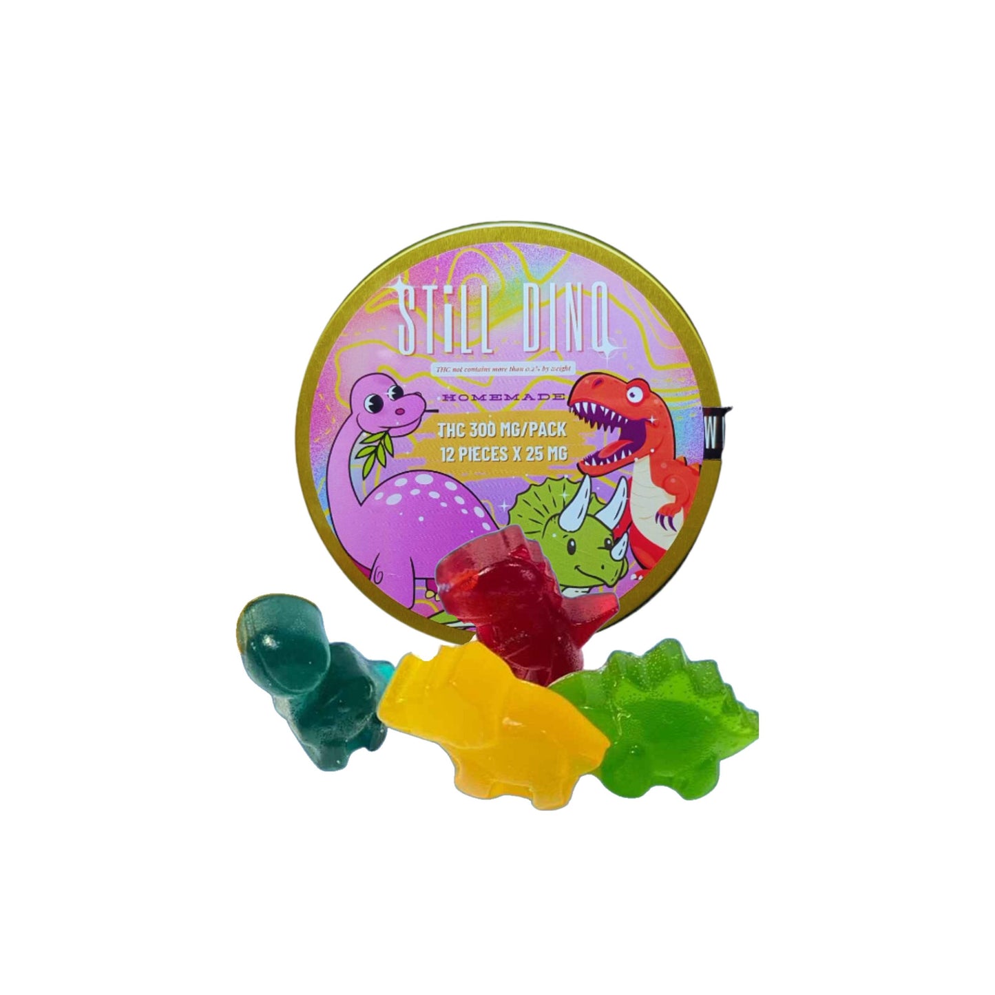 JELLY STILL DINO EDIBLES GUMMY INFUSED THC SNACK