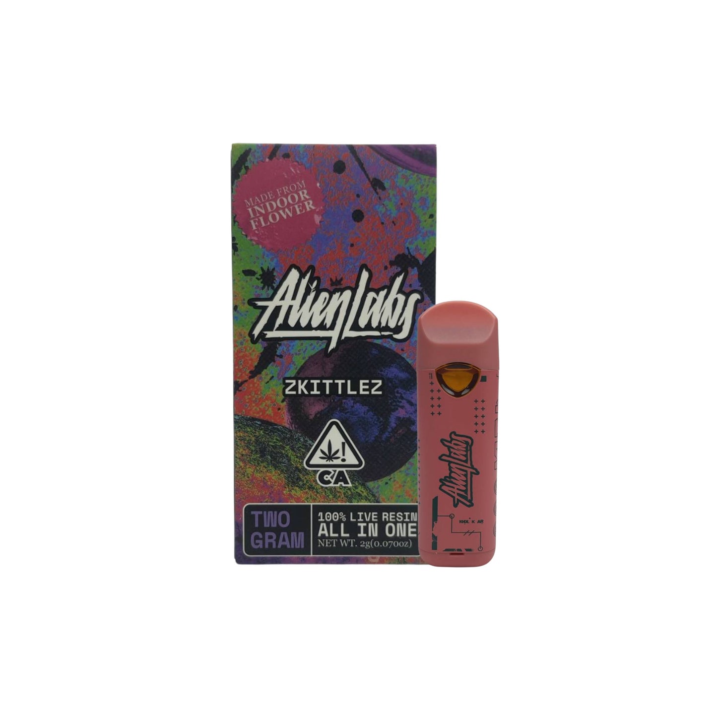 ALIEN LABS LIVE RESIN DISPOSABLE | ZKITTLEZ : HYBRID