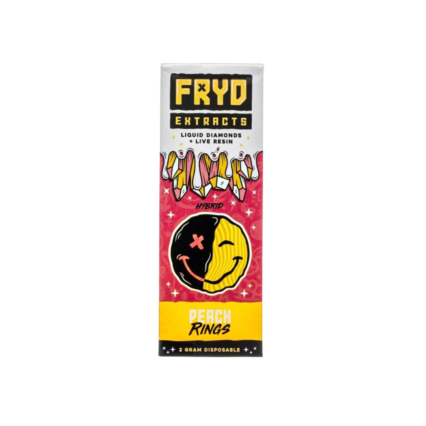 FRYD EXTRACTS DISPOSABLE | PEACH RINGS : HYBRID 2ml