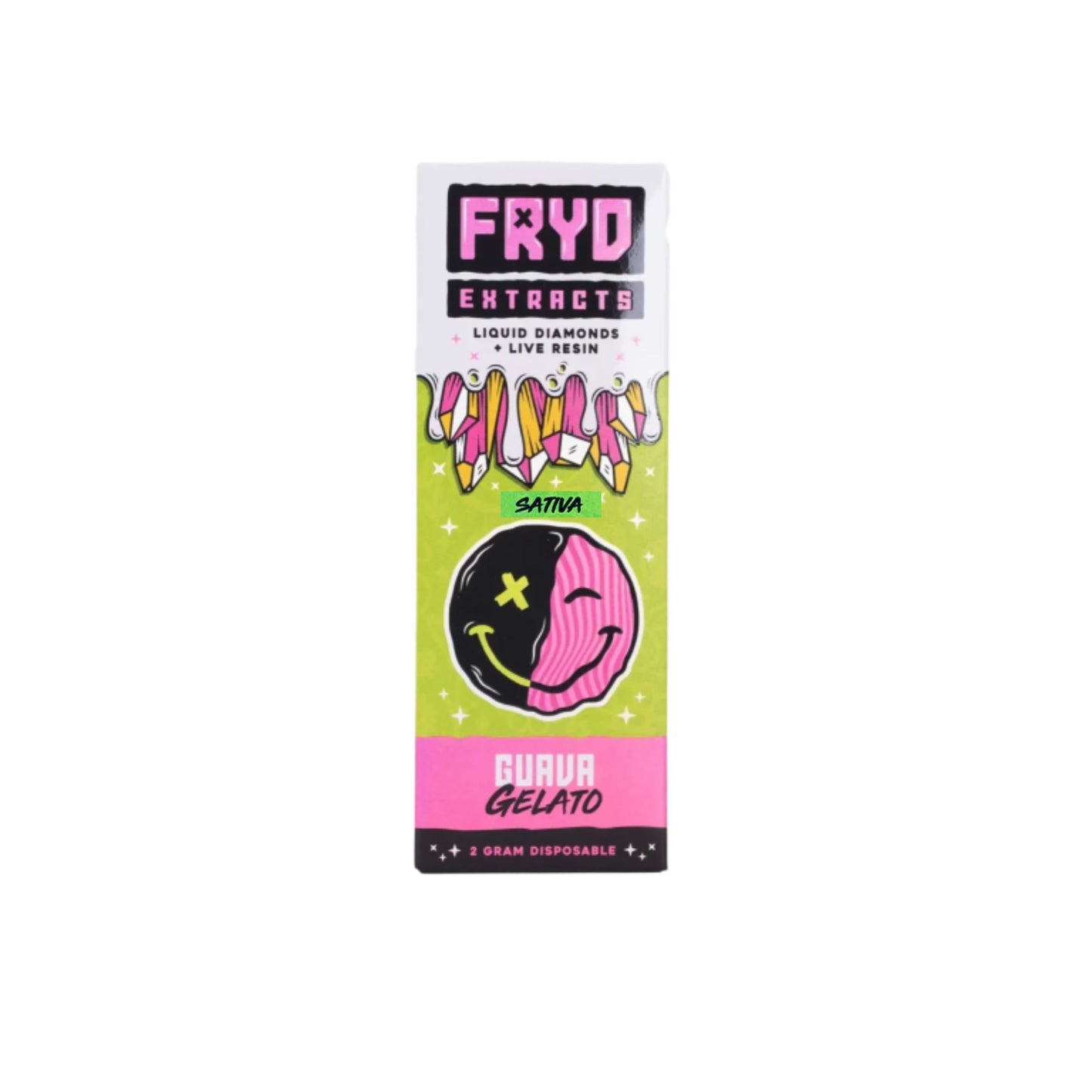 FRYD EXTRACTS DISPOSABLE | GUAVA GELATO : SATIVA 2ml