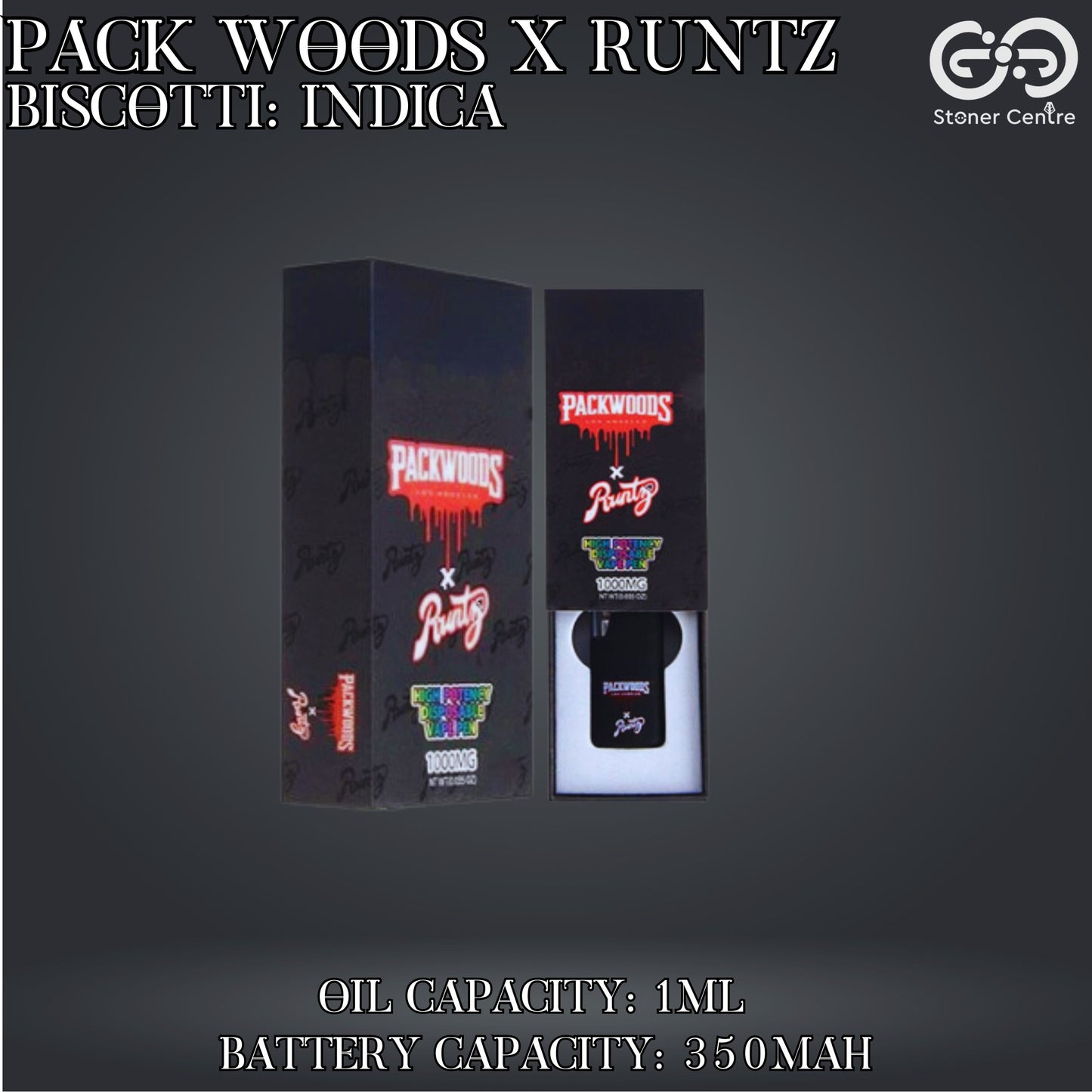 Pack Woods X Runtz | Biscotti Black