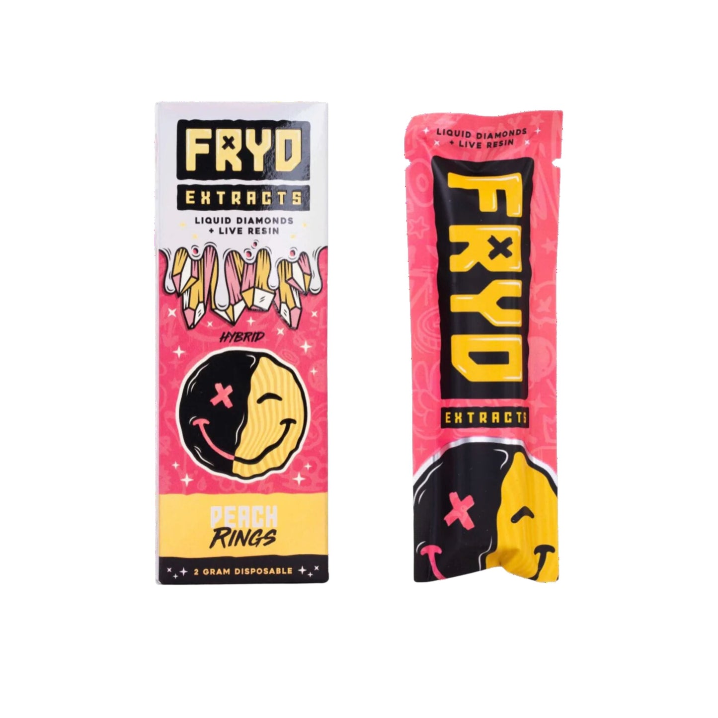 FRYD EXTRACTS DISPOSABLE | PEACH RINGS : HYBRID 2ml