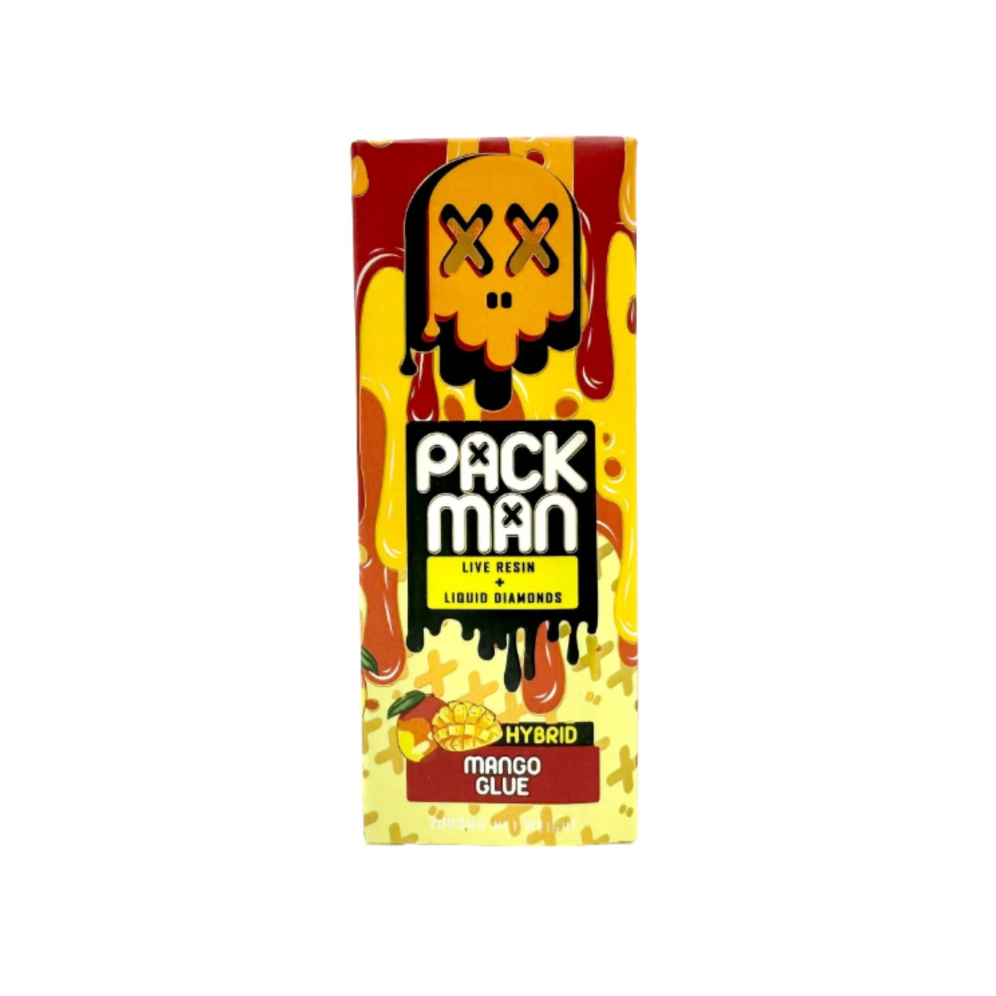 PACK MAN - LIVE RESIN + LIQUID DIAMONDS 2.0ML | MANGO GLUE : HYBRID
