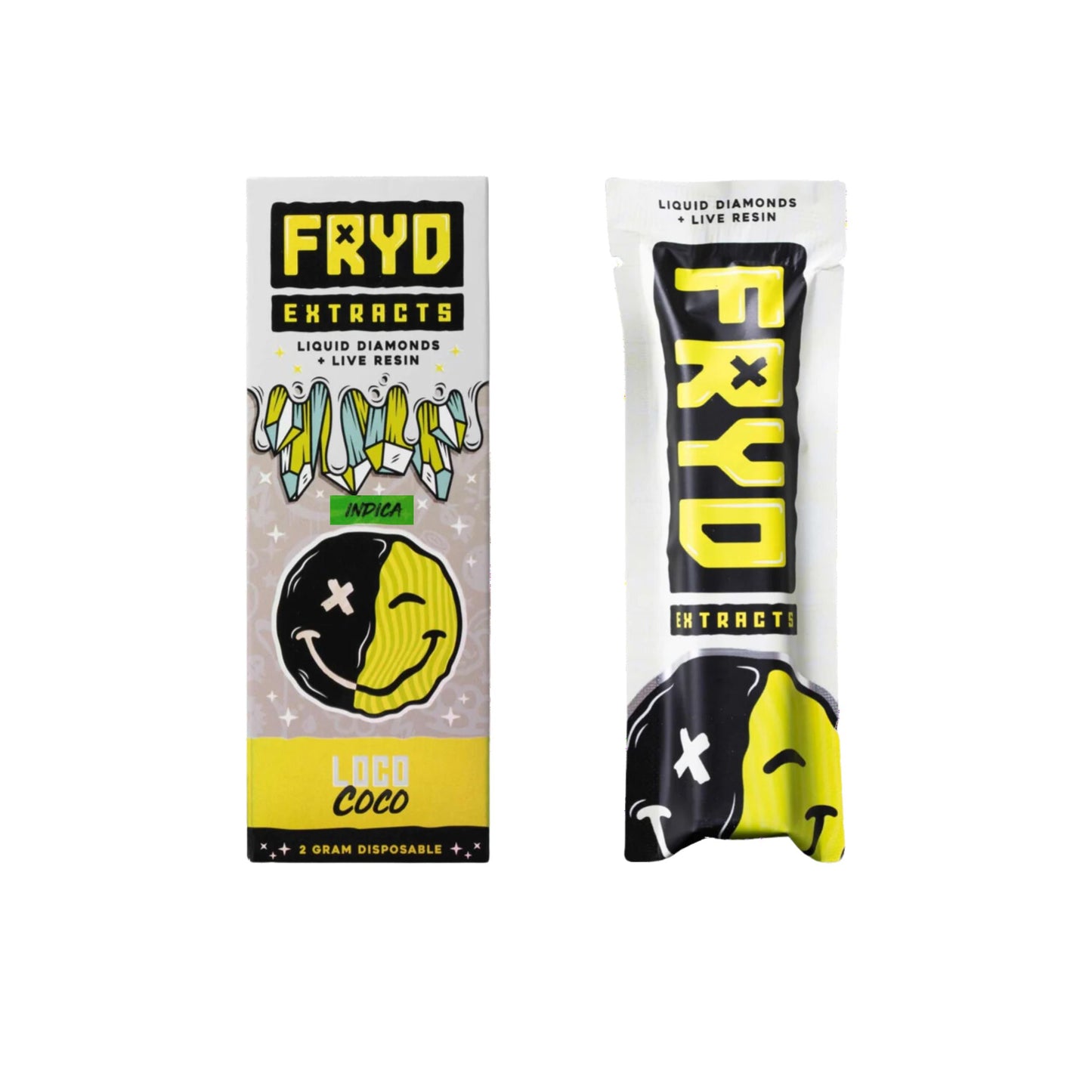 FRYD EXTRACTS DISPOSABLE | LOCO COCO : INDICA 2ml