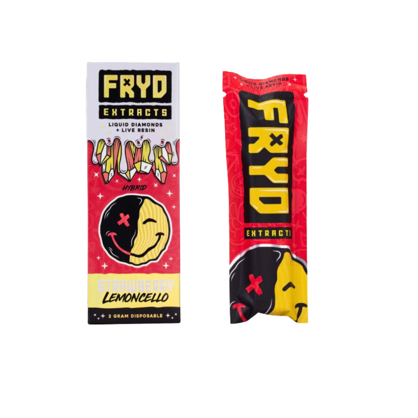 FRYD EXTRACTS DISPOSABLE | STRAWBERRY LEMONCELLO : HYBRD 2ml