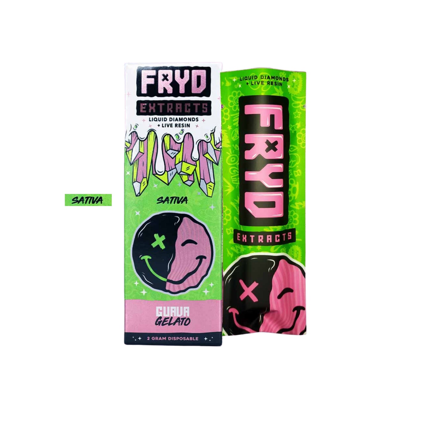 FRYD EXTRACTS DISPOSABLE | GUAVA GELATO : SATIVA 2ml