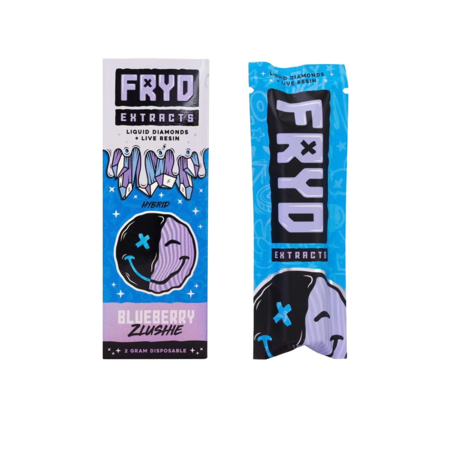 FRYD EXTRACTS DISPOSABLE | BLUEBERRY ZLUSHIE : HYBRID 2ml