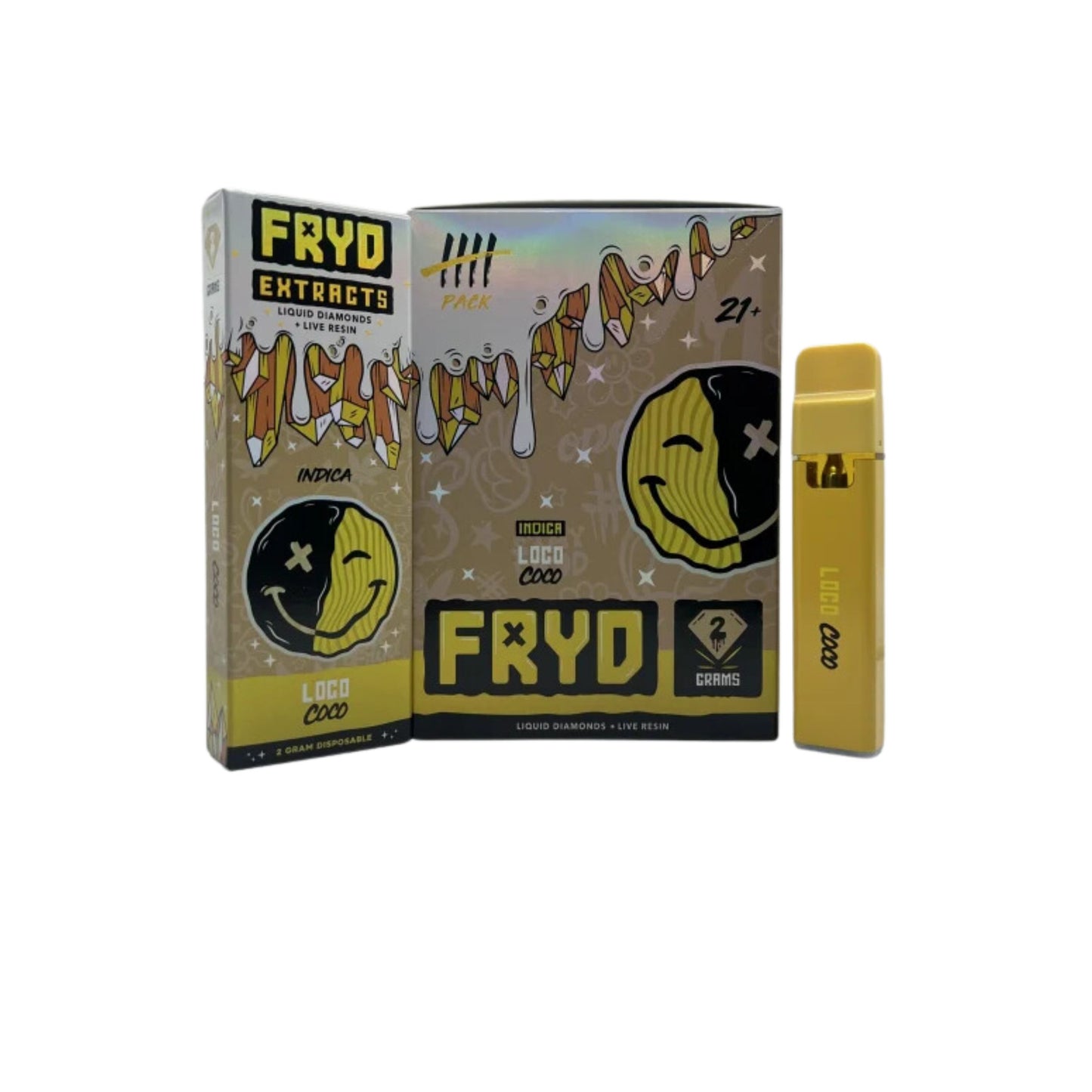 FRYD EXTRACTS DISPOSABLE | LOCO COCO : INDICA 2ml