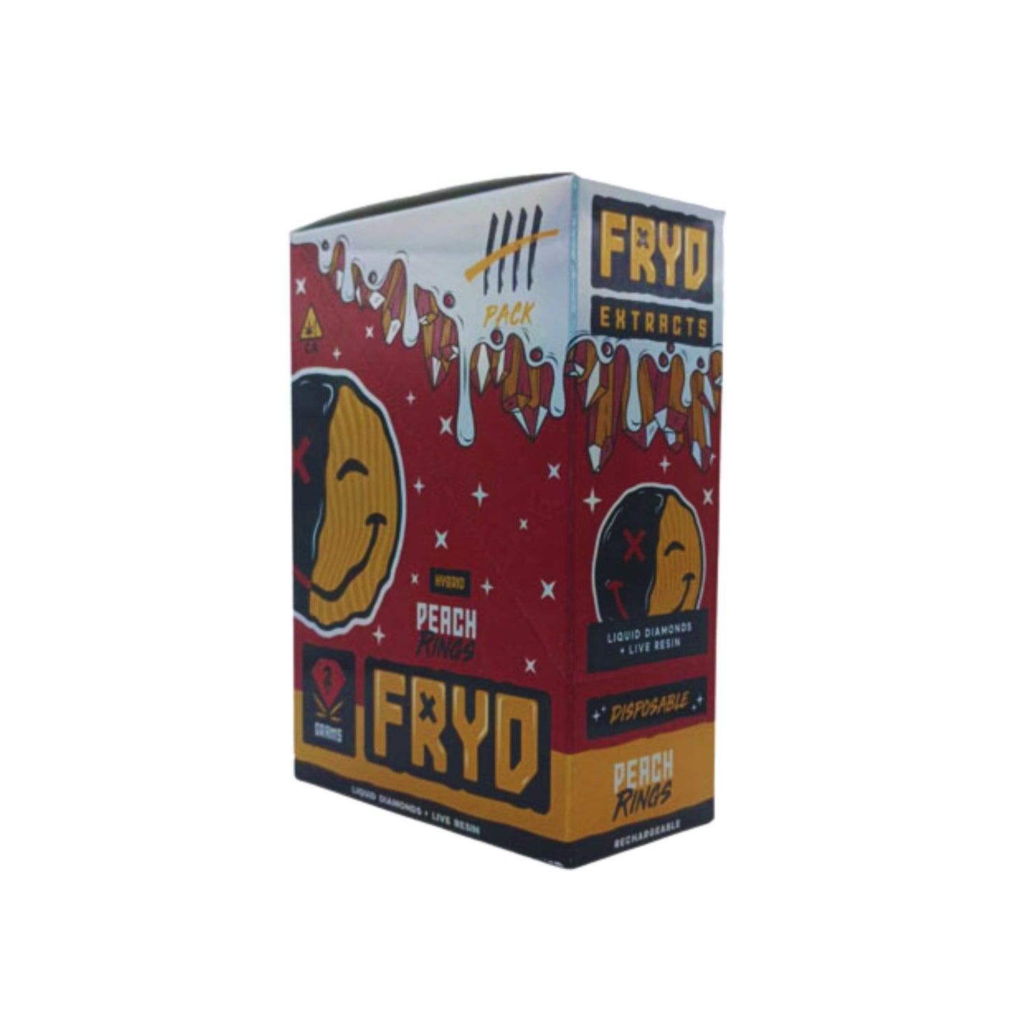 FRYD EXTRACTS DISPOSABLE | PEACH RINGS : HYBRID 2ml