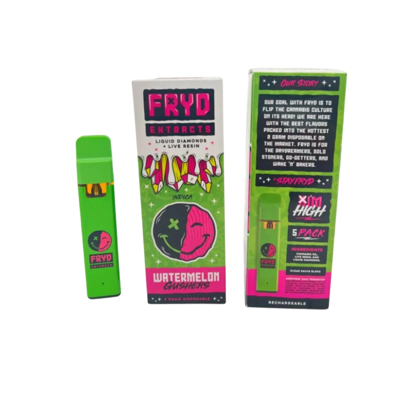 FRYD EXTRACTS  DISPOSABLE | GUSHERS : INDICA 2ml