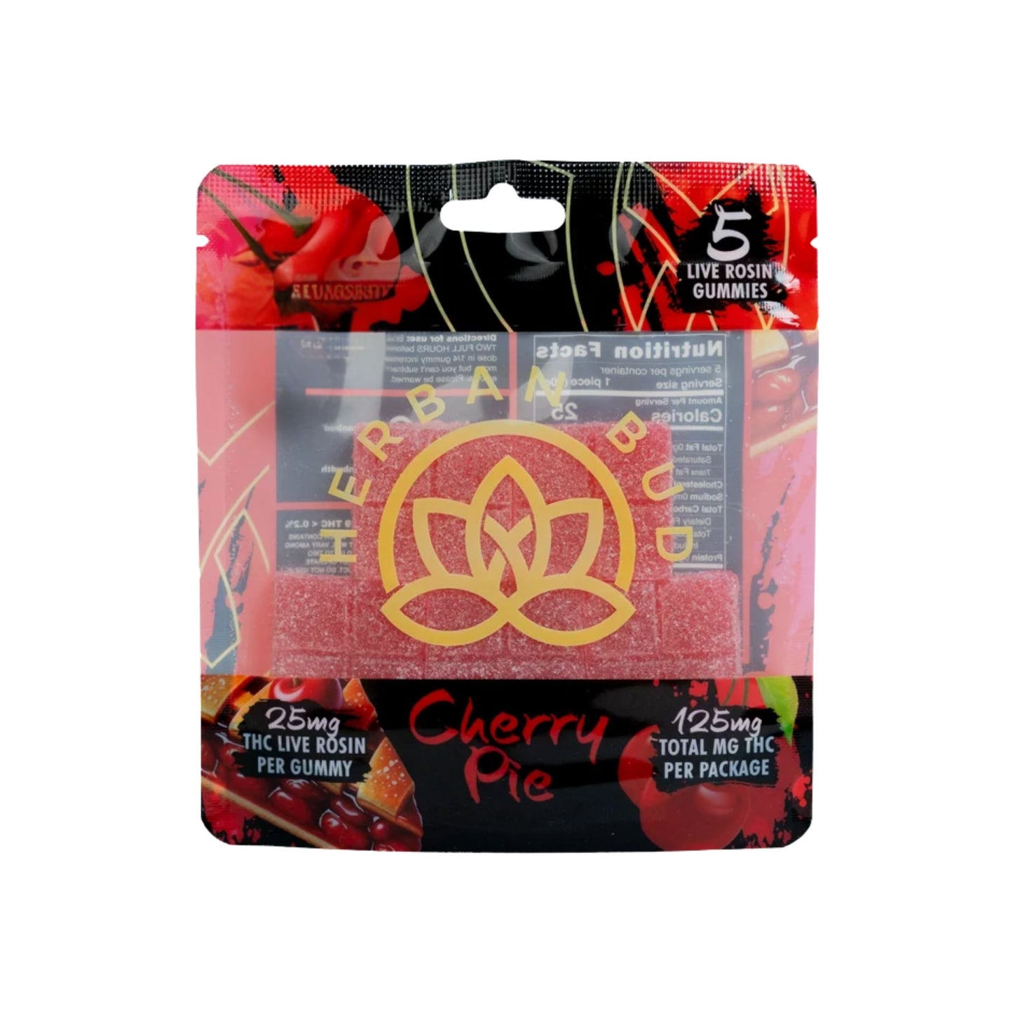 Jelly | Herban Bud Cherry Pie Edibles gummy infused thc snack
