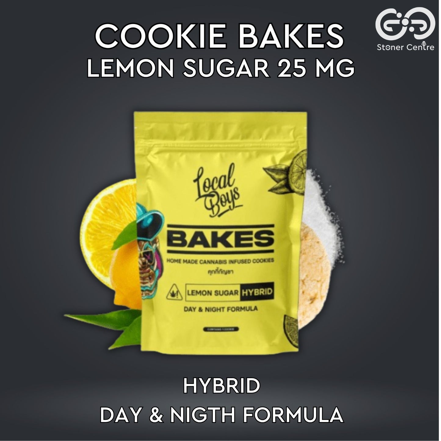 EDIBLES | COOKIE BAKES - LEMON SUGAR 25 MG