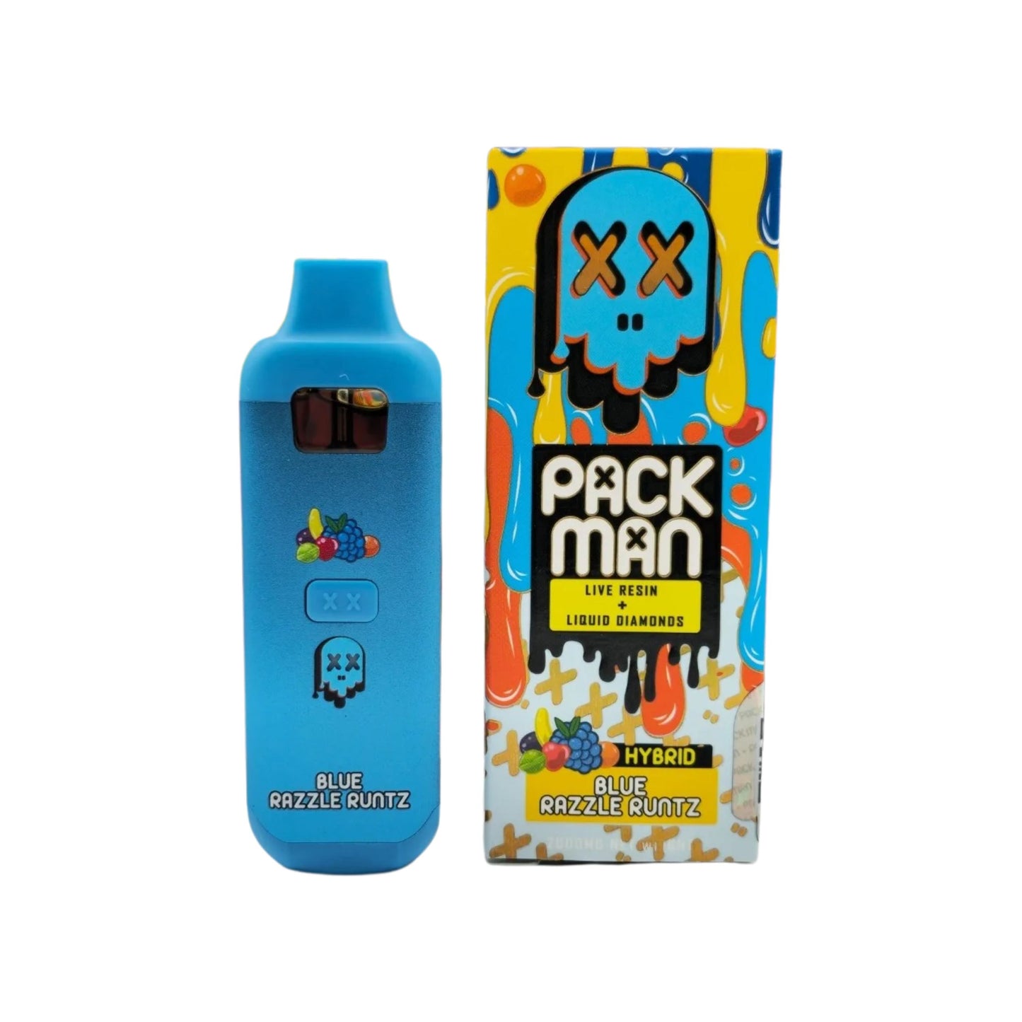 PACK MAN - LIVE RESIN + LIQUID DIAMONDS | BLUE RAZZLE RUNTZ : HYBRID