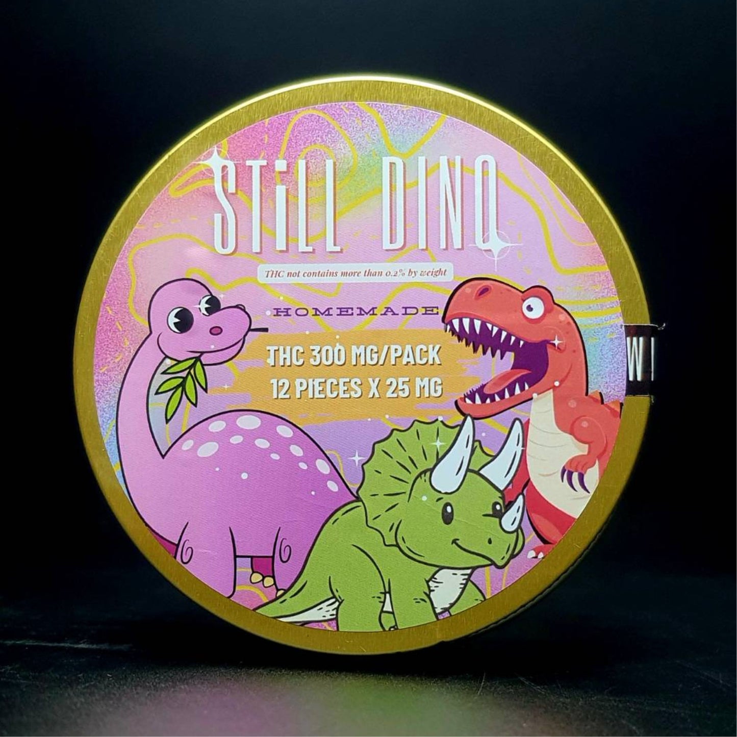 JELLY STILL DINO EDIBLES GUMMY INFUSED THC SNACK