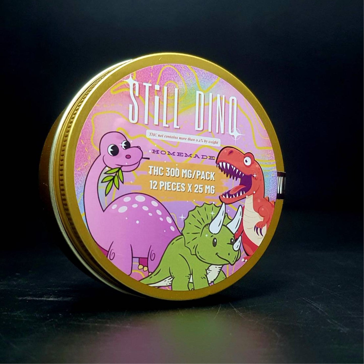 JELLY STILL DINO EDIBLES GUMMY INFUSED THC SNACK
