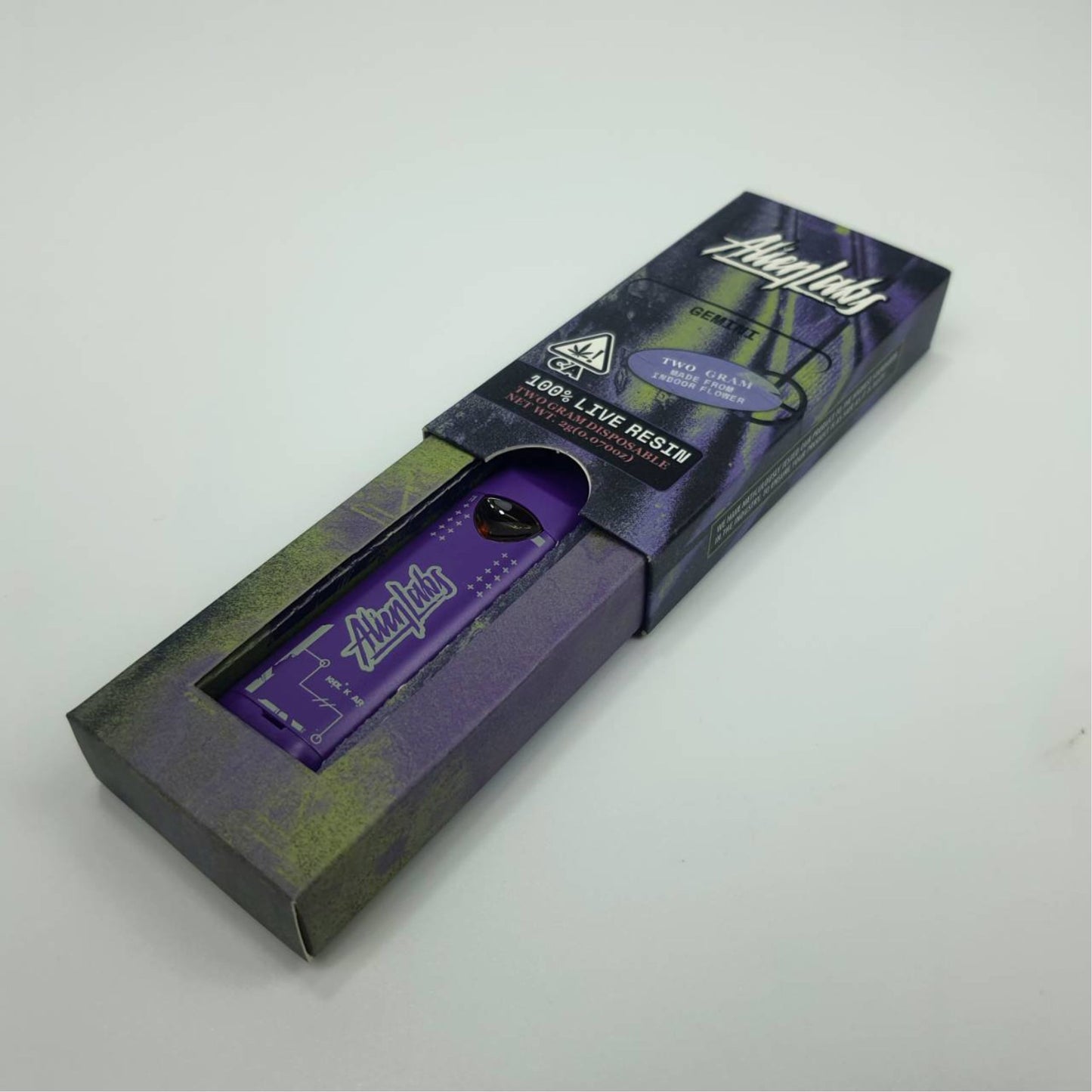 ALIEN LABS LIVE RESIN DISPOSABLE | GEMINI : INDICA