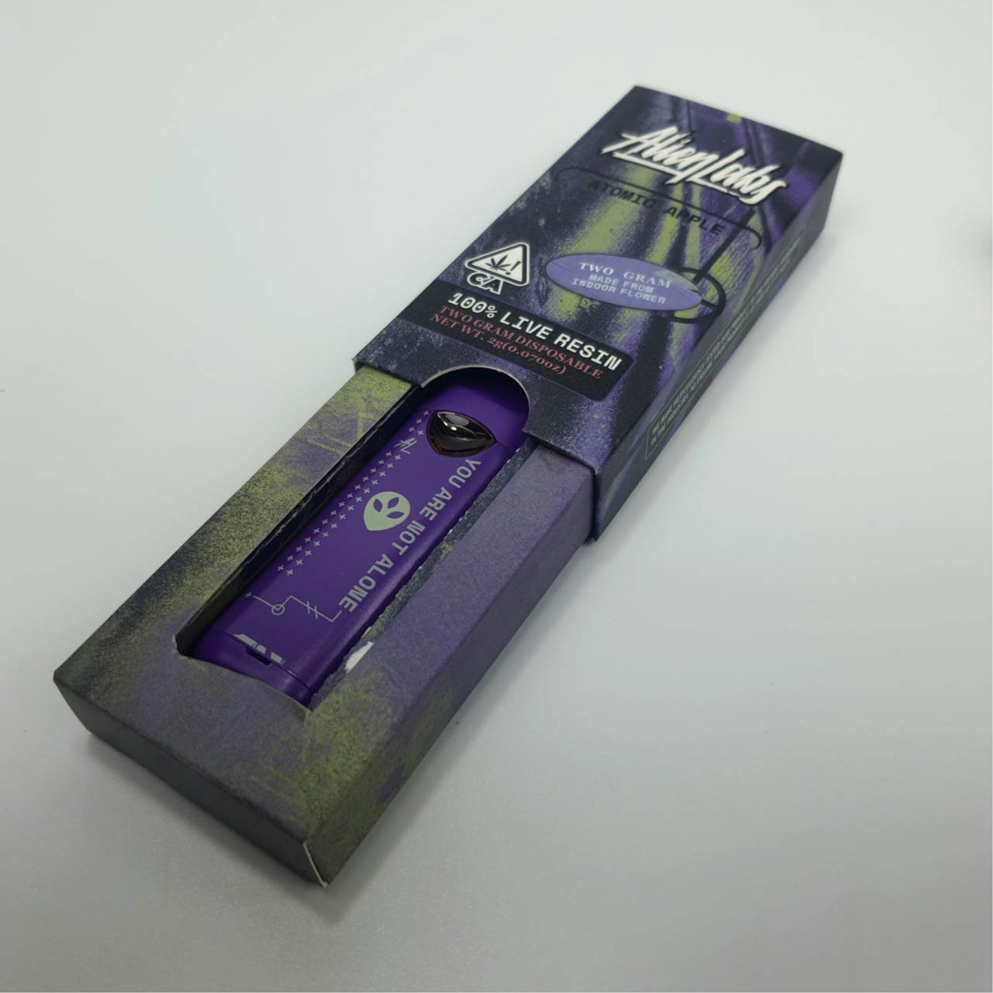 ALIEN LABS LIVE RESIN DISPOSABLE | ATOMIC APPLE : HYBRID