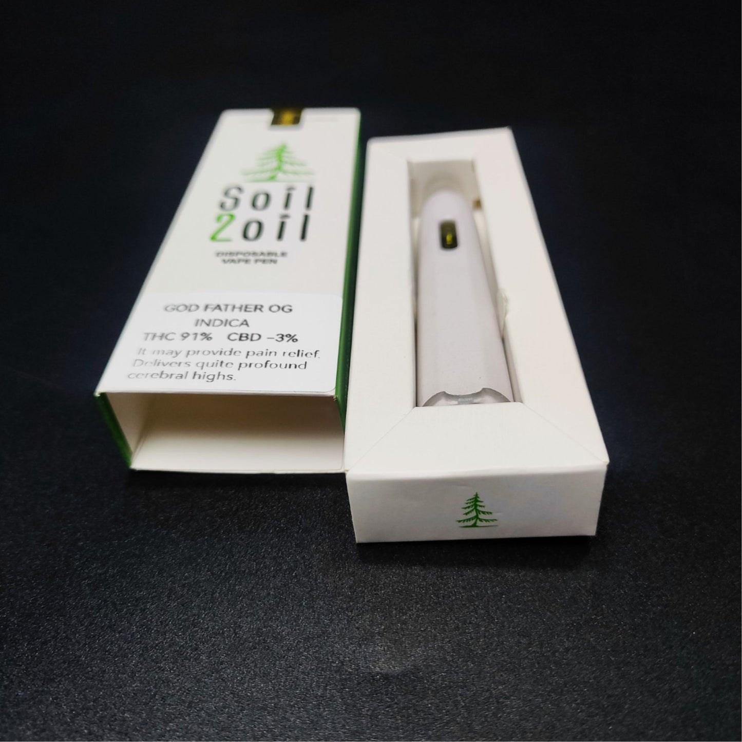 SOIL 2 OIL DISPOSABLE VAPE PEN | GOD FATHER OD