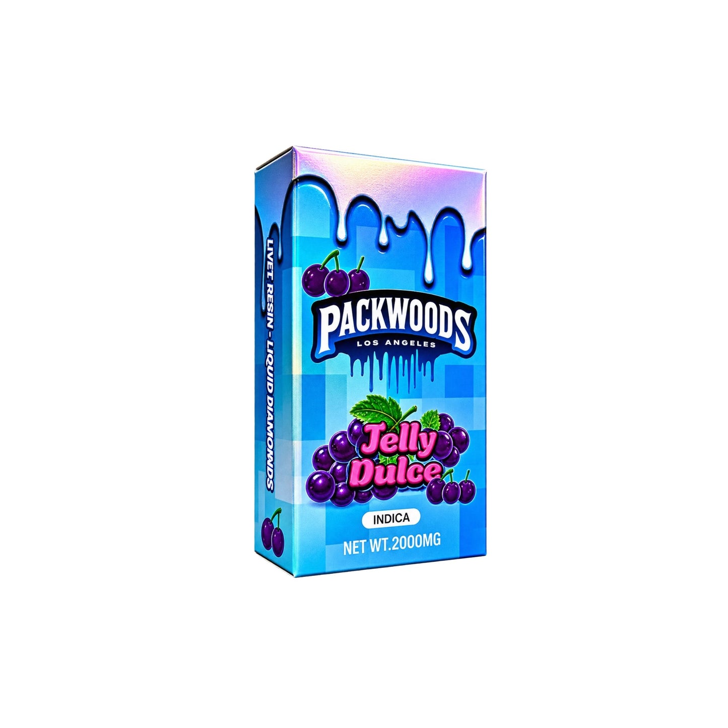 PACKWOODS - LIVE RESIN + LIQUID DIAMONDS 2.0ML | JELLY DULO : INDICA