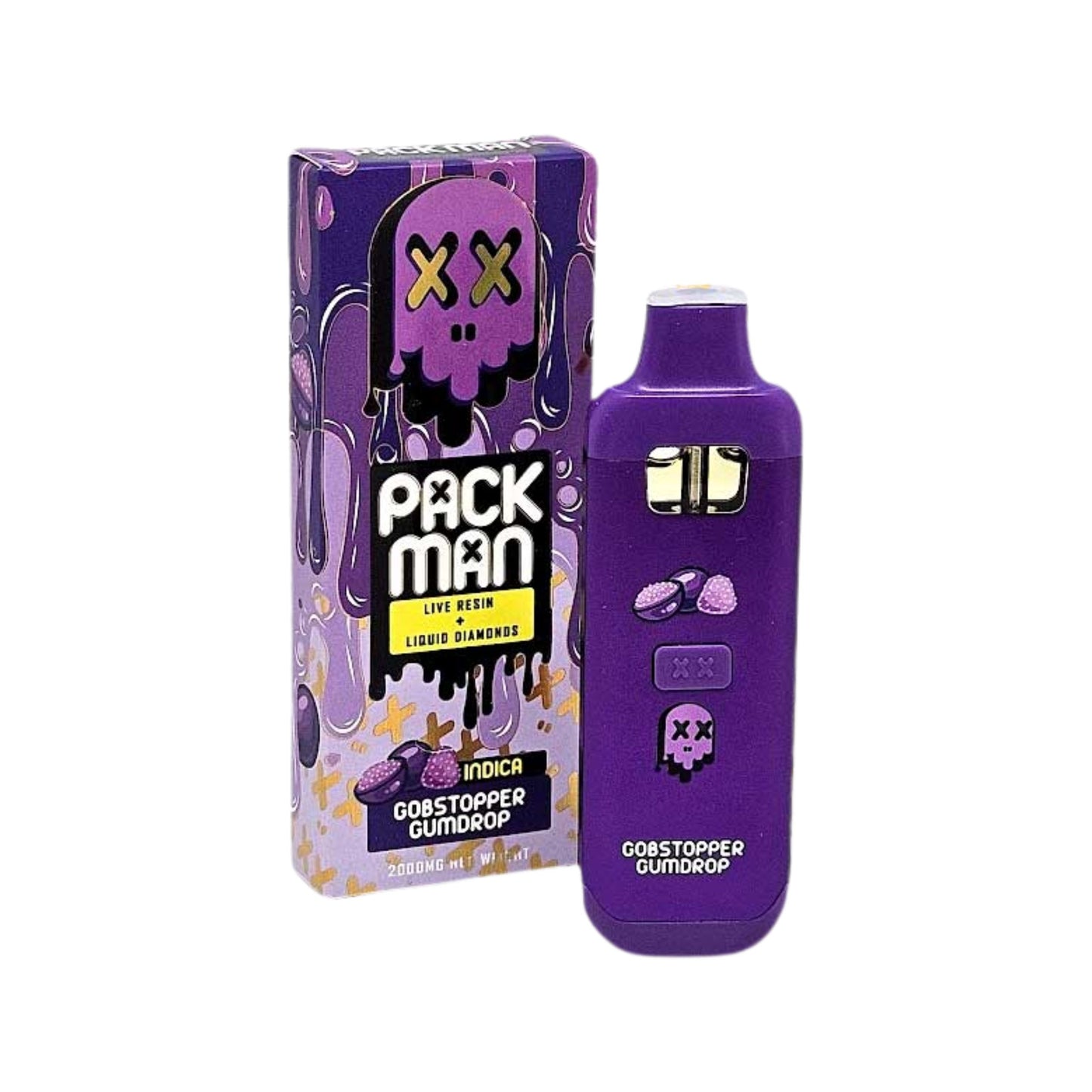 PACK MAN - LIVE RESIN + LIQUID DIAMONDS | GOBSTOPPER GUMDROP : INDICA