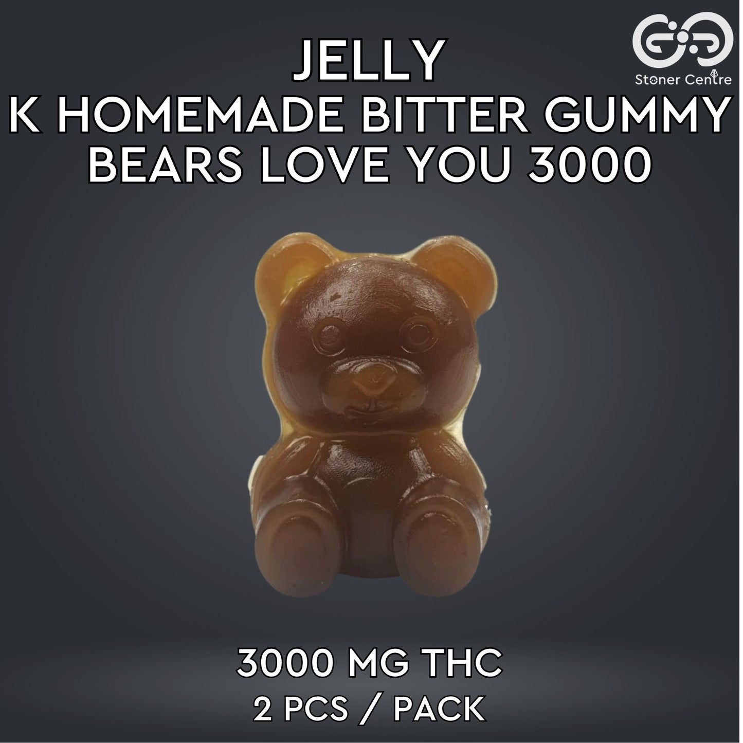 JELLY K HOMEMADE BITTER GUMMY - BEARS LOVE YOU 3000