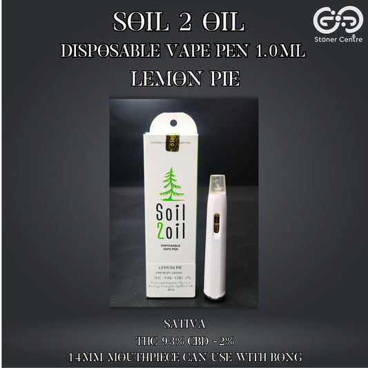 SOIL 2 OIL DISPOSABLE VAPE PEN | LEMON PIE