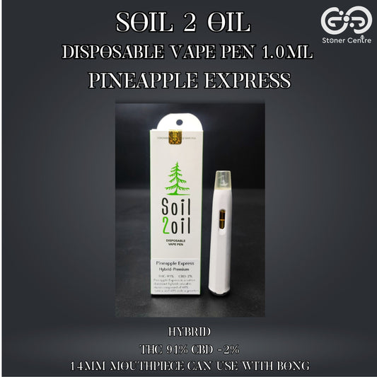 SOIL 2 OIL DISPOSABLE VAPE PEN | PINEAPPLE EXPRESS